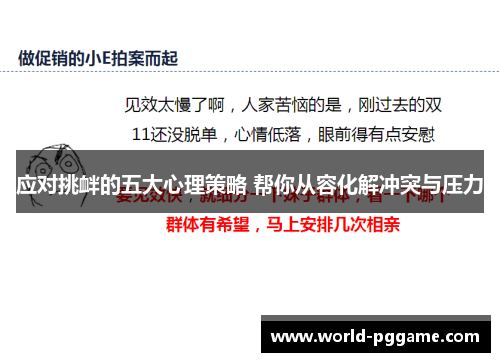 应对挑衅的五大心理策略 帮你从容化解冲突与压力