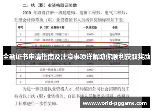 全勤证书申请指南及注意事项详解助你顺利获取奖励